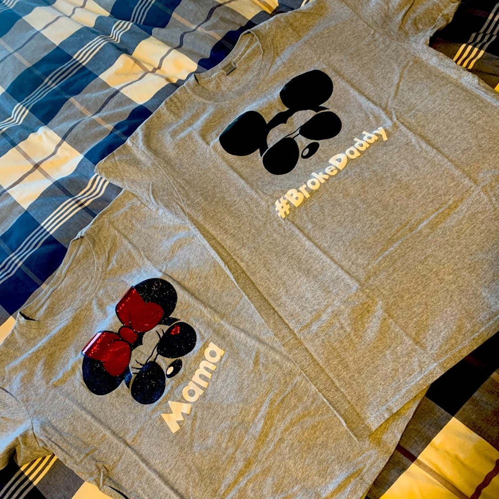 Family Disney mom Mickey broke daddy shirts LG